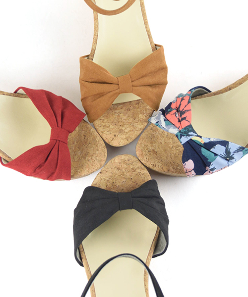 ORiental TRaffic（オリエンタルトラフィック）の「春夏新作★コルクヒールサンダル★7207（サンダル・レディース・ブラック/キャメル/ネイビー/レッド・S/M/L/LL）」の10枚目の写真