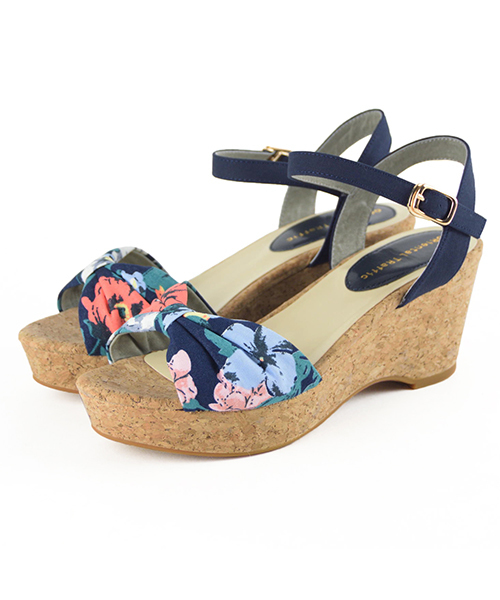 ORiental TRaffic（オリエンタルトラフィック）の「春夏新作★コルクヒールサンダル★7207（サンダル・レディース・ブラック/キャメル/ネイビー/レッド・S/M/L/LL）」の12枚目の写真