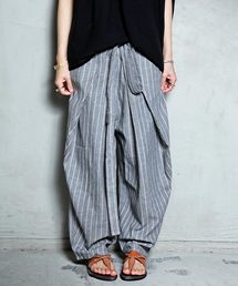 antiqua | ストライプカフェパンツ(その他パンツ)