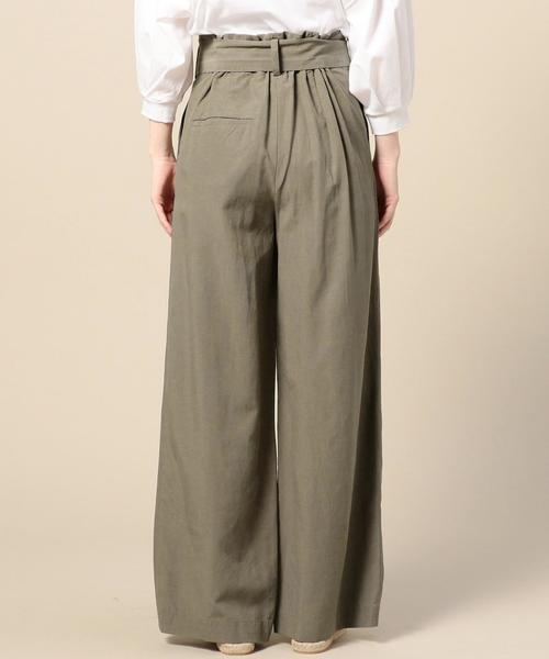 BEAUTY&YOUTH UNITED ARROWS(ビューティーアンドユースユナイテッドアローズ)の「BY ベルトハイウエストワイドパンツ◆(その他パンツ・レディース・ネイビー/オリーブ/オレンジ系その他・SMALL/MEDIUM)」の15枚目の写真