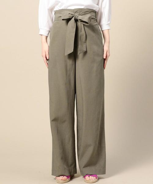 BEAUTY&YOUTH UNITED ARROWS(ビューティーアンドユースユナイテッドアローズ)の「BY ベルトハイウエストワイドパンツ◆(その他パンツ・レディース・ネイビー/オリーブ/オレンジ系その他・SMALL/MEDIUM)」の16枚目の写真