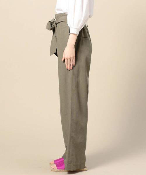 BEAUTY&YOUTH UNITED ARROWS(ビューティーアンドユースユナイテッドアローズ)の「BY ベルトハイウエストワイドパンツ◆(その他パンツ・レディース・ネイビー/オリーブ/オレンジ系その他・SMALL/MEDIUM)」の7枚目の写真