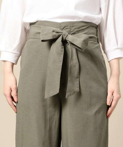 BEAUTY&YOUTH UNITED ARROWS(ビューティーアンドユースユナイテッドアローズ)の「BY ベルトハイウエストワイドパンツ◆(その他パンツ・レディース・ネイビー/オリーブ/オレンジ系その他・SMALL/MEDIUM)」の9枚目の写真