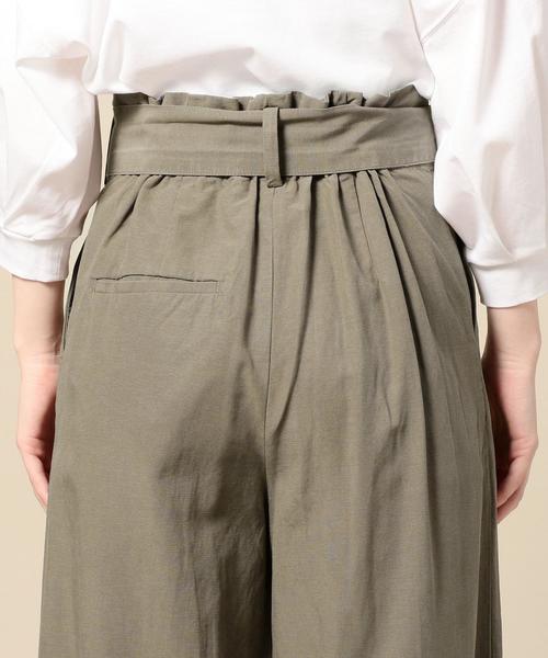 BEAUTY&YOUTH UNITED ARROWS(ビューティーアンドユースユナイテッドアローズ)の「BY ベルトハイウエストワイドパンツ◆(その他パンツ・レディース・ネイビー/オリーブ/オレンジ系その他・SMALL/MEDIUM)」の11枚目の写真