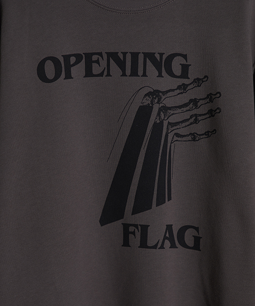 NUMBER (N)INE（ナンバーナイン）の「【NUMBER (N)INE】≪STUDIOUS限定≫別注グラフィックプリントクルーネックスウェット（スウェット・メンズ・ブラック/チャコールグレー/ホワイト・2/1/3）」の9枚目の写真