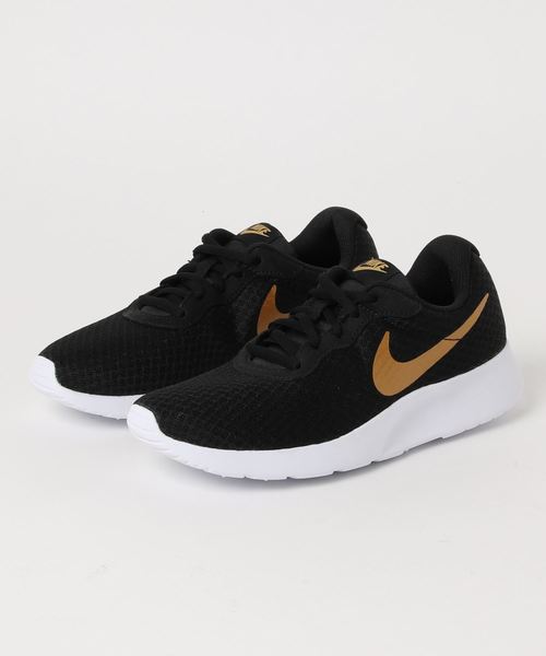 NIKE（ナイキ）の「NIKE（ナイキ）ウィメンズタンジュン（スニーカー・レディース・ブラック/シルバー/ゴールド/ブラック系その他・23/24/23.5/24.5）」の2枚目の写真
