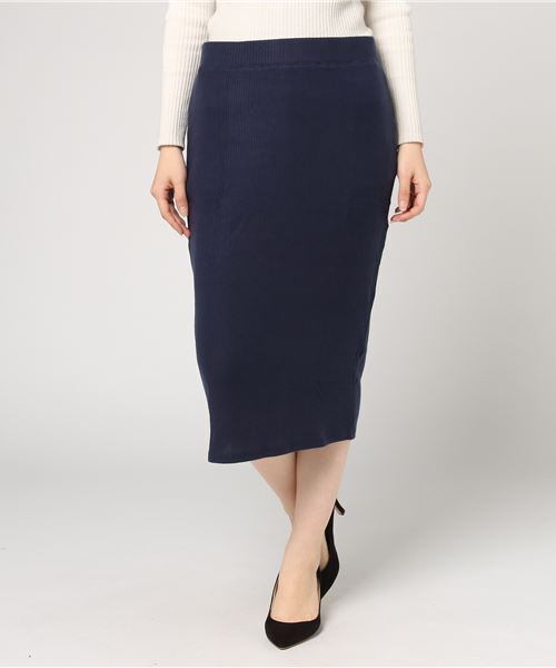 ブラッシュドセーター スカート