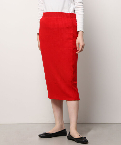 ブラッシュドセーター スカート