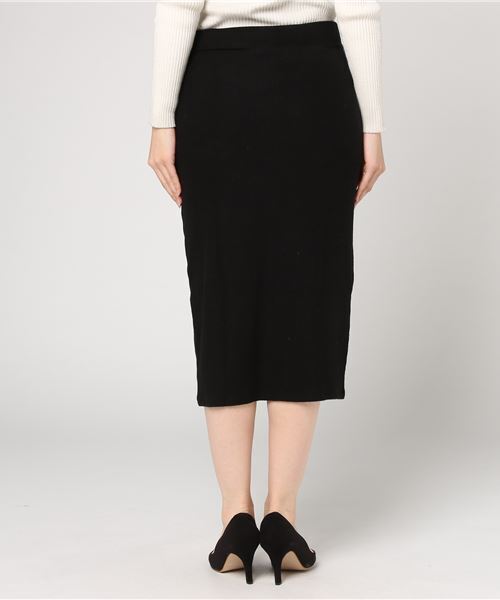 ブラッシュドセーター スカート