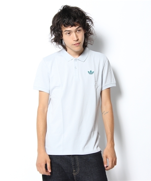 adidas Originals(アディダスオリジナルス)の「adidas ADI POLO PIQUE ピケ素材 ポロシャツ(ポロシャツ・メンズ・ピンク/パープル/ブルー/ホワイト/ブラック/グレー/レッド/ダークオリーブ/ネイビー/インディゴブルー・MEDIUM/LARGE/X-LARGE)」の3枚目の写真