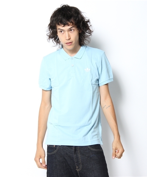adidas Originals(アディダスオリジナルス)の「adidas ADI POLO PIQUE ピケ素材 ポロシャツ(ポロシャツ・メンズ・ピンク/パープル/ブルー/ホワイト/ブラック/グレー/レッド/ダークオリーブ/ネイビー/インディゴブルー・MEDIUM/LARGE/X-LARGE)」の7枚目の写真
