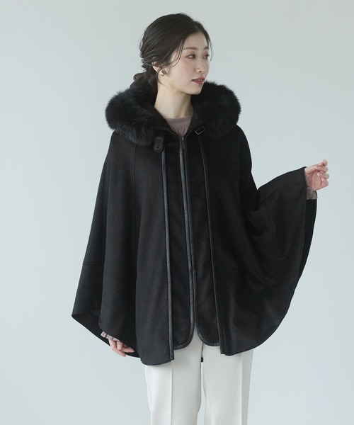 カシミヤケープ（ポンチョ）｜sankyo shokai（サンキョウショウカイ