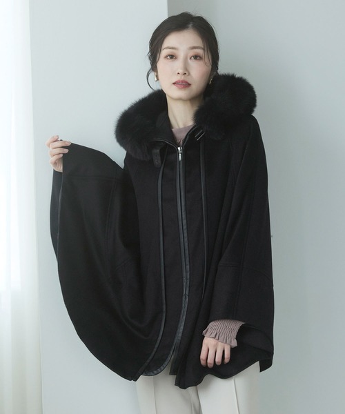 カシミヤケープ（ポンチョ）｜sankyo shokai（サンキョウショウカイ