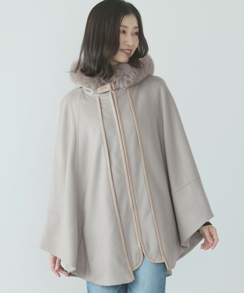 カシミヤケープ（ポンチョ）｜sankyo shokai（サンキョウショウカイ