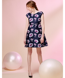 JILL STUART | ◆ミーシャジャガードフラワーワンピース(ワンピース)