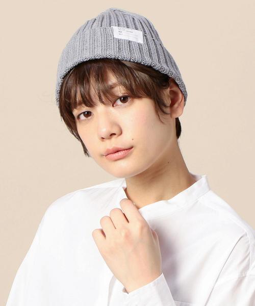 RACAL（ラカル）の「＜Racal＞ STANDARD KNIT CAP/キャップ о（ニットキャップ/ビーニー・メンズ・ブラック/ライトグレー/ライム/ネイビー/パープル・FREE）」の10枚目の写真