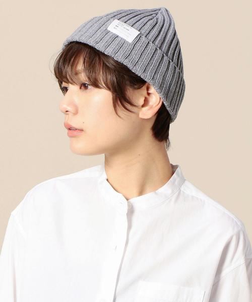 RACAL（ラカル）の「＜Racal＞ STANDARD KNIT CAP/キャップ о（ニットキャップ/ビーニー・メンズ・ブラック/ライトグレー/ライム/ネイビー/パープル・FREE）」の11枚目の写真