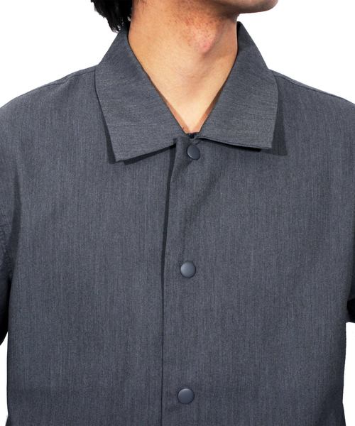 8(eight)(エイト)の「スーツ生地 コーチジャケット ブルゾン(ブルゾン・メンズ・ブラック/ベージュ/グレー・MEDIUM/LARGE)」の7枚目の写真