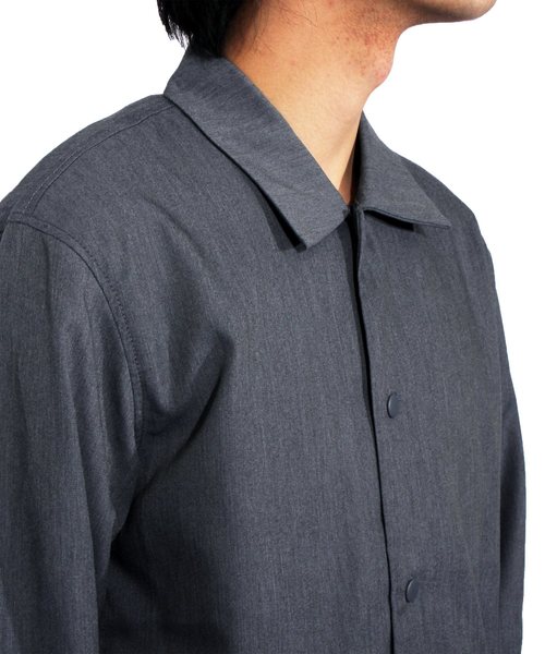 8(eight)(エイト)の「スーツ生地 コーチジャケット ブルゾン(ブルゾン・メンズ・ブラック/ベージュ/グレー・MEDIUM/LARGE)」の22枚目の写真