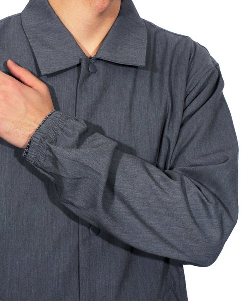 8(eight)(エイト)の「スーツ生地 コーチジャケット ブルゾン(ブルゾン・メンズ・ブラック/ベージュ/グレー・MEDIUM/LARGE)」の12枚目の写真