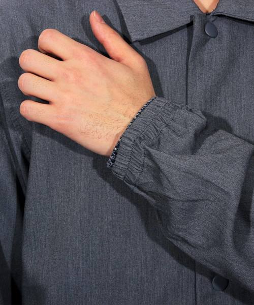 8(eight)(エイト)の「スーツ生地 コーチジャケット ブルゾン(ブルゾン・メンズ・ブラック/ベージュ/グレー・MEDIUM/LARGE)」の20枚目の写真