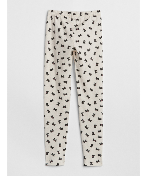 GAP（ギャップ）の「プリントレギンス（ストレッチジャージ）（レギンス/スパッツ・キッズ・ホワイト系その他/ブラック・140cm/130cm/120cm/150cm/160cm/110cm）」の3枚目の写真