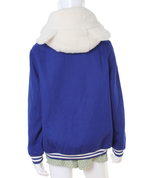 WC（ダブル シー）の「wc/クマ耳ファースタジャン（スタジャン・レディース・スミクロ/グリーン/ブルー・FREE）」の11枚目の写真