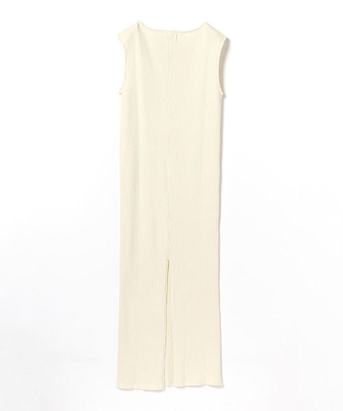 Ray BEAMS（レイビームス）の「Ray BEAMS High Basic / リブ ノースリーブ ドレス（ワンピース・レディース・ブラック/オフホワイト/イエロー/ラベンダー・ONE SIZE）」の5枚目の写真