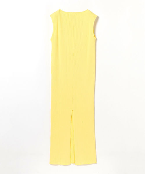 Ray BEAMS（レイビームス）の「Ray BEAMS High Basic / リブ ノースリーブ ドレス（ワンピース・レディース・ブラック/オフホワイト/イエロー/ラベンダー・ONE SIZE）」の6枚目の写真