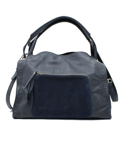 BEAUTY&YOUTH UNITED ARROWS(ビューティーアンドユースユナイテッドアローズ)の「BYTF∵ コンビレザージップ2ウェイトートバッグ2¨◆(ショルダーバッグ・レディース・ブラック/グレー/ナチュラル/ネイビー/ベージュ/マスタード/ライトグレー/ブラウン/その他1・FREE)」の7枚目の写真