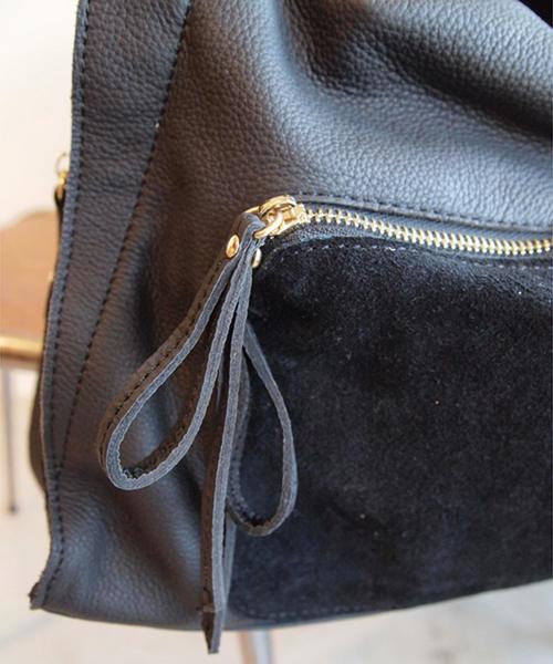 BEAUTY&YOUTH UNITED ARROWS(ビューティーアンドユースユナイテッドアローズ)の「BYTF∵ コンビレザージップ2ウェイトートバッグ2¨◆(ショルダーバッグ・レディース・ブラック/グレー/ナチュラル/ネイビー/ベージュ/マスタード/ライトグレー/ブラウン/その他1・FREE)」の22枚目の写真