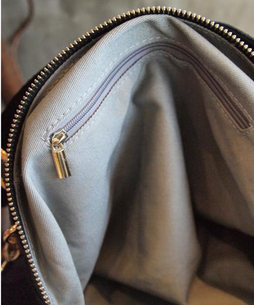 BEAUTY&YOUTH UNITED ARROWS(ビューティーアンドユースユナイテッドアローズ)の「BYTF∵ コンビレザージップ2ウェイトートバッグ2¨◆(ショルダーバッグ・レディース・ブラック/グレー/ナチュラル/ネイビー/ベージュ/マスタード/ライトグレー/ブラウン/その他1・FREE)」の18枚目の写真