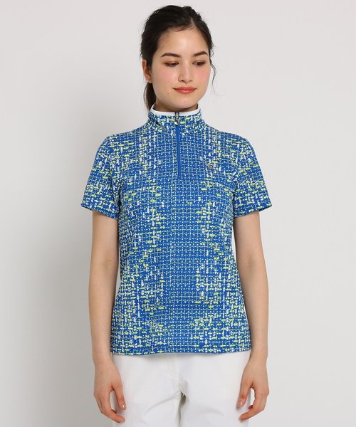 吸水速乾 Uvカット ハーフジップシャツ レディース