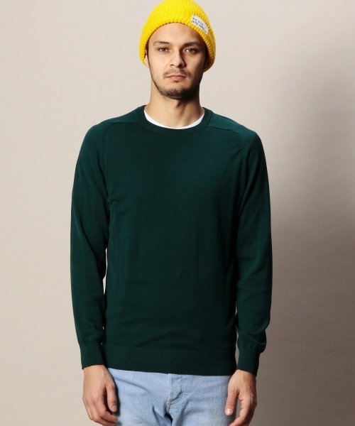 BEAUTY&YOUTH UNITED ARROWS（ビューティーアンドユースユナイテッドアローズ）の「BY フル ファッション 18ゲージ クルーネック ニット（bg4）◆（ニット/セーター・メンズ・ホワイト/ネイビー/ダークグリーン/グレー/シャーベット・MEDIUM/SMALL/LARGE/X-LARGE）」の6枚目の写真
