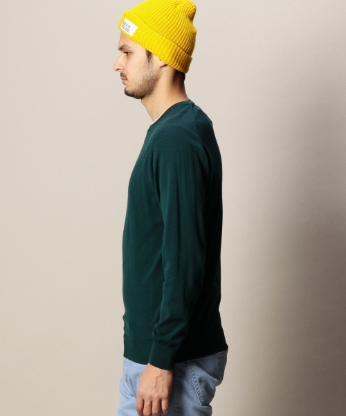 BEAUTY&YOUTH UNITED ARROWS（ビューティーアンドユースユナイテッドアローズ）の「BY フル ファッション 18ゲージ クルーネック ニット（bg4）◆（ニット/セーター・メンズ・ホワイト/ネイビー/ダークグリーン/グレー/シャーベット・MEDIUM/SMALL/LARGE/X-LARGE）」の10枚目の写真