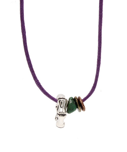 VIVIFY（ビビファイ）の「ネックレス/バンブー（ネックレス・メンズ・レッド/オフホワイト/ブラウン/ベージュ/ブルー/パープル/ブラック・FREE）」の6枚目の写真