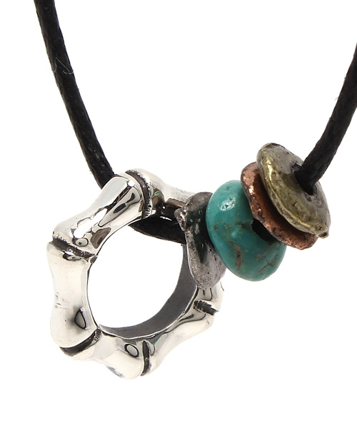 VIVIFY（ビビファイ）の「ネックレス/バンブー（ネックレス・メンズ・レッド/オフホワイト/ブラウン/ベージュ/ブルー/パープル/ブラック・FREE）」の10枚目の写真