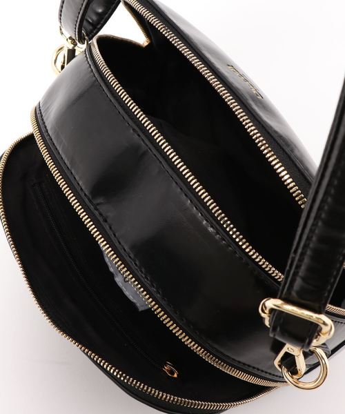 DISCOAT（ディスコート）の「Wファスナーショルダー（ショルダーバッグ・レディース・ブラック/ベージュ/ブラウン・FREE）」の5枚目の写真