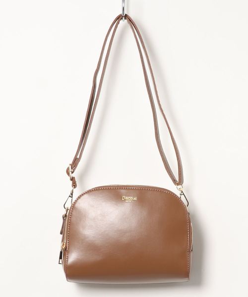 DISCOAT（ディスコート）の「Wファスナーショルダー（ショルダーバッグ・レディース・ブラック/ベージュ/ブラウン・FREE）」の3枚目の写真