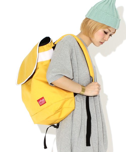 BEAMS BOY（ビームスボーイ）の「●Manhattan Portage / “MP1218” SPECIAL（バックパック/リュック・レディース・イエロー/グリーン・ONE SIZE）」の3枚目の写真