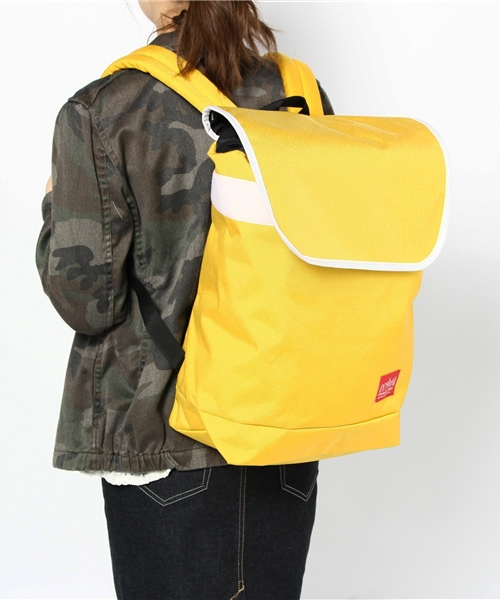 BEAMS BOY（ビームスボーイ）の「●Manhattan Portage / “MP1218” SPECIAL（バックパック/リュック・レディース・イエロー/グリーン・ONE SIZE）」の9枚目の写真