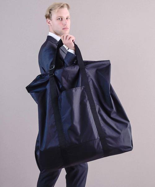 VitaFelice（ヴィータフェリーチェ）の「撥水加工折りたたみデカバッグ（ボストンバッグ・メンズ・ブラック・FREE）」の6枚目の写真