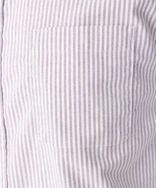 GLOBAL WORK（グローバルワーク）の「オックスフォードストライプシャツ/837129（シャツ/ブラウス・メンズ・ホワイト/パープル/ブルー・SMALL/MEDIUM/LARGE）」の21枚目の写真