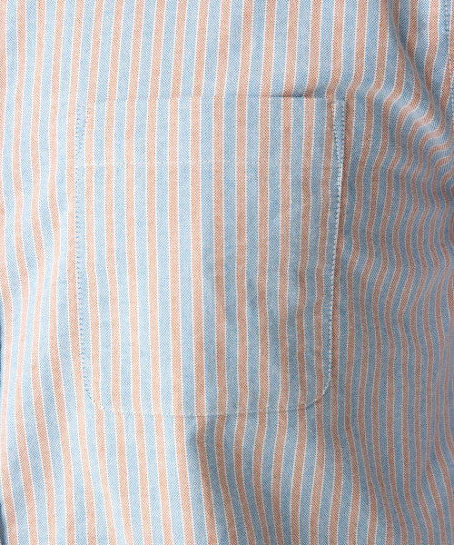 GLOBAL WORK（グローバルワーク）の「オックスフォードストライプシャツ/837129（シャツ/ブラウス・メンズ・ホワイト/パープル/ブルー・SMALL/MEDIUM/LARGE）」の13枚目の写真