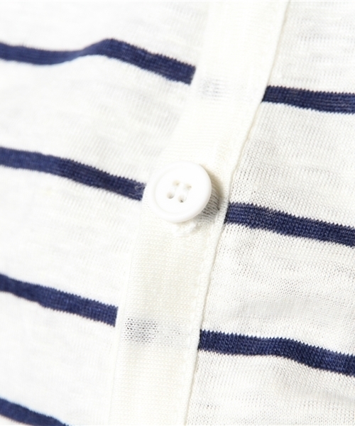 WEGO（ウィゴー）の「WEGO/リネンカーディガン（カーディガン/ボレロ・メンズ・ホワイト/ブルー/ネイビー・LARGE/MEDIUM）」の11枚目の写真