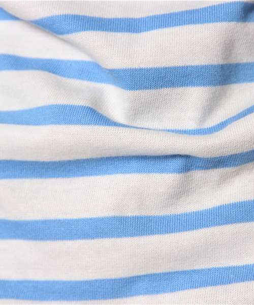 BEAMS LIGHTS Women's（ビームスライツ ウィメンズ）の「BEAMS LIGHTS× CHANTECLAIR / 天竺ボーダーTシャツ（Tシャツ/カットソー・レディース・サックスブルー/ネイビー/その他1・FREE）」の7枚目の写真