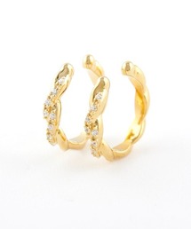 イヤリング フープ ジルコニア