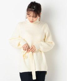 archives | 脇スリットリボン付きニットプルオーバー(ニット/セーター)