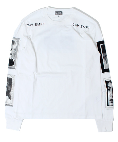 BEAMS T（ビームスティー）の「C.E / ICON L/S（Tシャツ/カットソー・メンズ・ホワイト/ブラック・MEDIUM/LARGE/SMALL）」の2枚目の写真