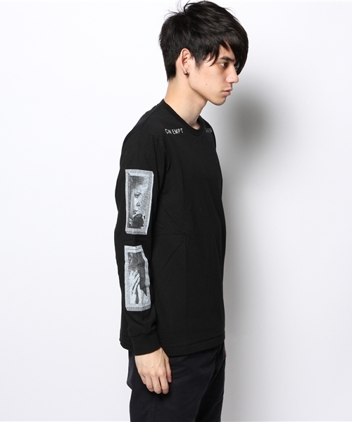 BEAMS T（ビームスティー）の「C.E / ICON L/S（Tシャツ/カットソー・メンズ・ホワイト/ブラック・MEDIUM/LARGE/SMALL）」の10枚目の写真